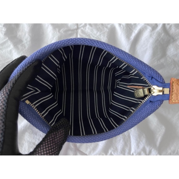 ✨Authentic Rare LOUIS VUITTON Purple Canvas Clutch Wristlet Crossbody Bag - Picture 10 of 16